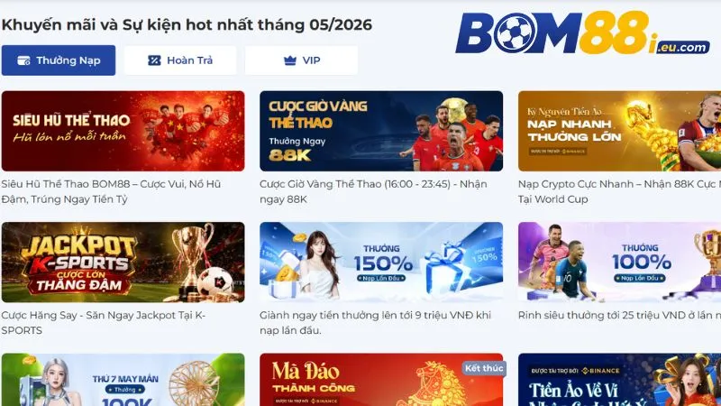 Điều kiện đơn giản để nhận khuyến mãi BOM88