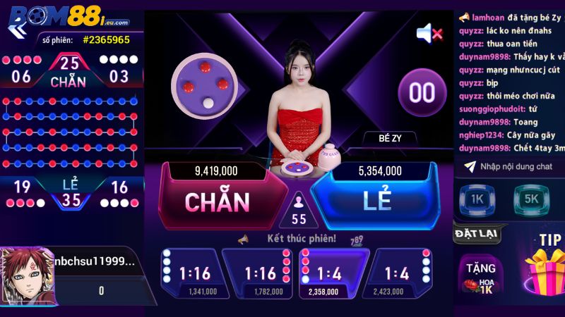Live Casino BOM88 có hệ thống livestream hiện đại